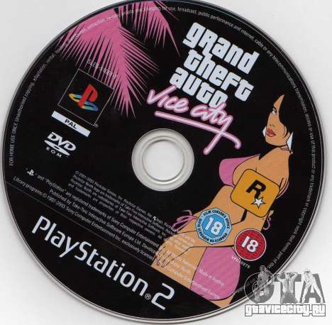 Релизы GTA VC: PS2-версия в Северной Америке