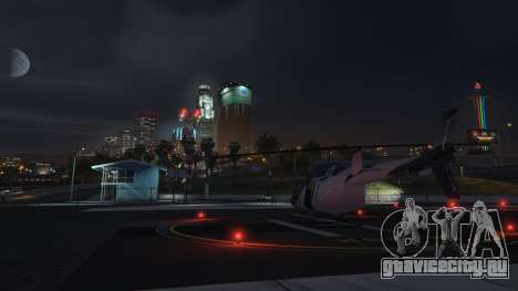 Еще одно место расположения вертолёта в GTA Online