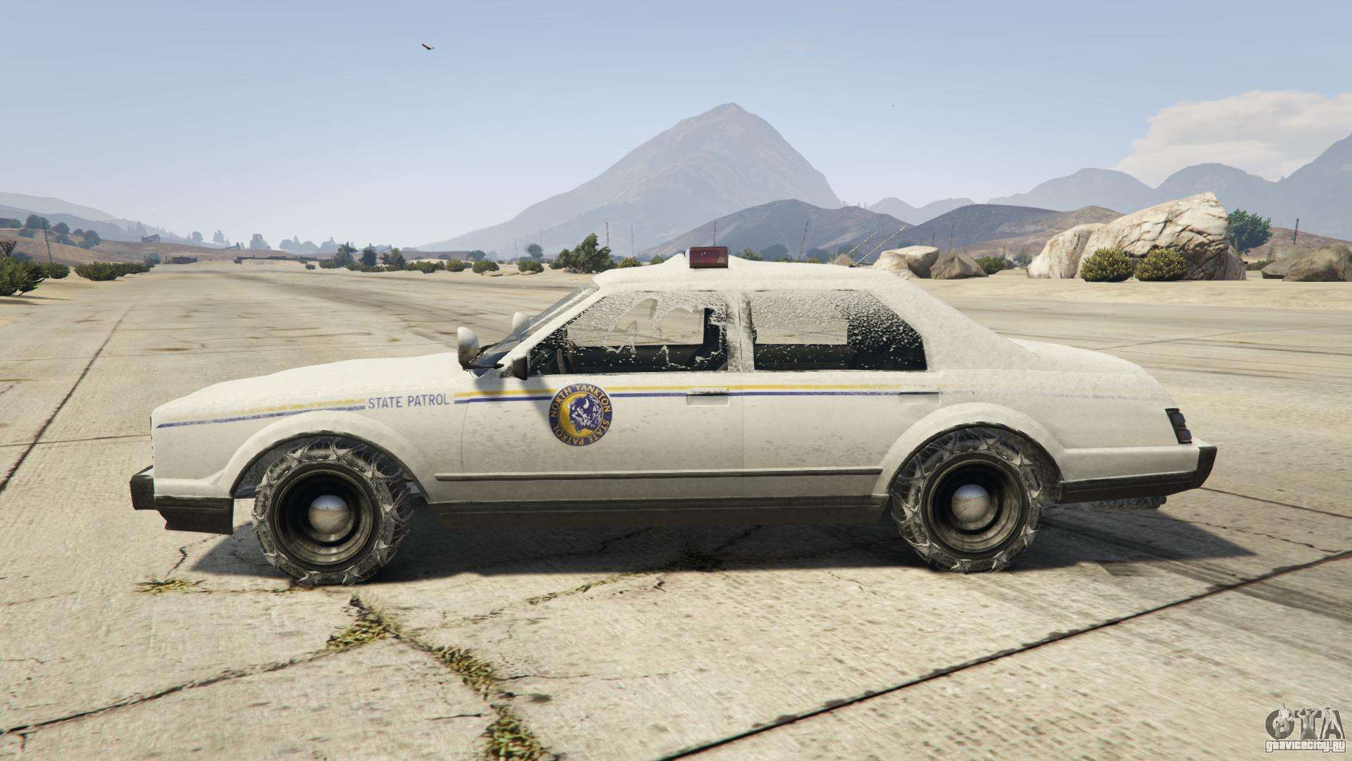 GTA 5 Albany Police Roadcruiser - скриншоты, характеристики и описание  седана.