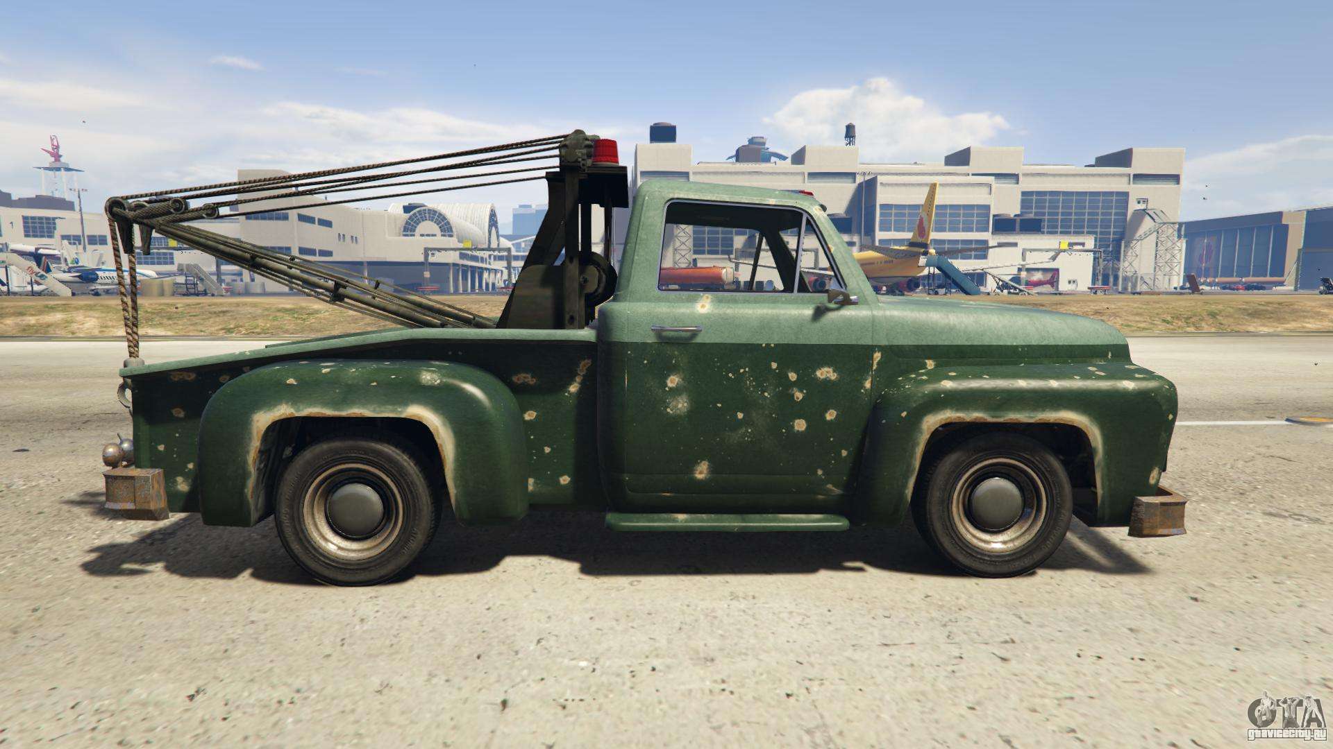 GTA 5 Vapid Tow Truck - скриншоты, характеристики и описание эвакуатора.