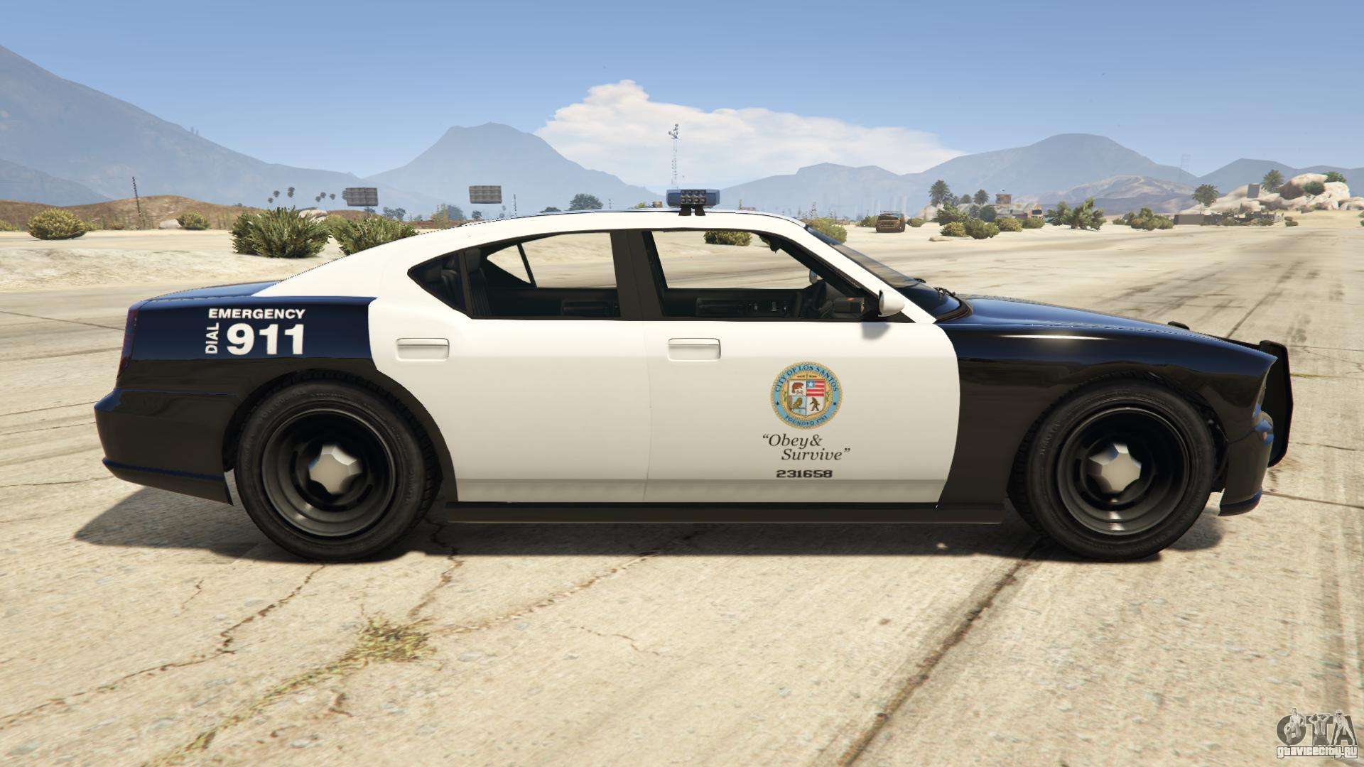 GTA 5 Bravado Police Buffalo - скриншоты, характеристики и описание  маслкара.