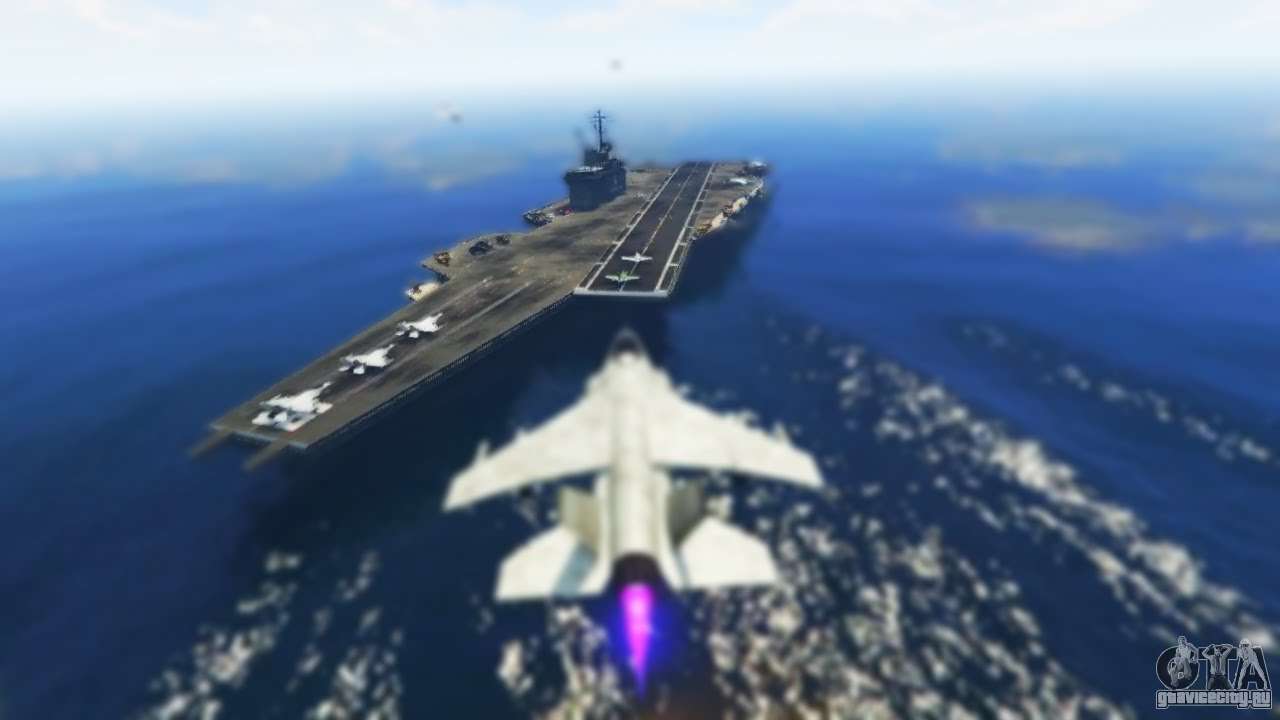 Спавн авианосца в GTA Online - новый глитч от Игор Тонет