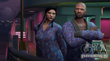 GTA Online: Синий жакет и пижама