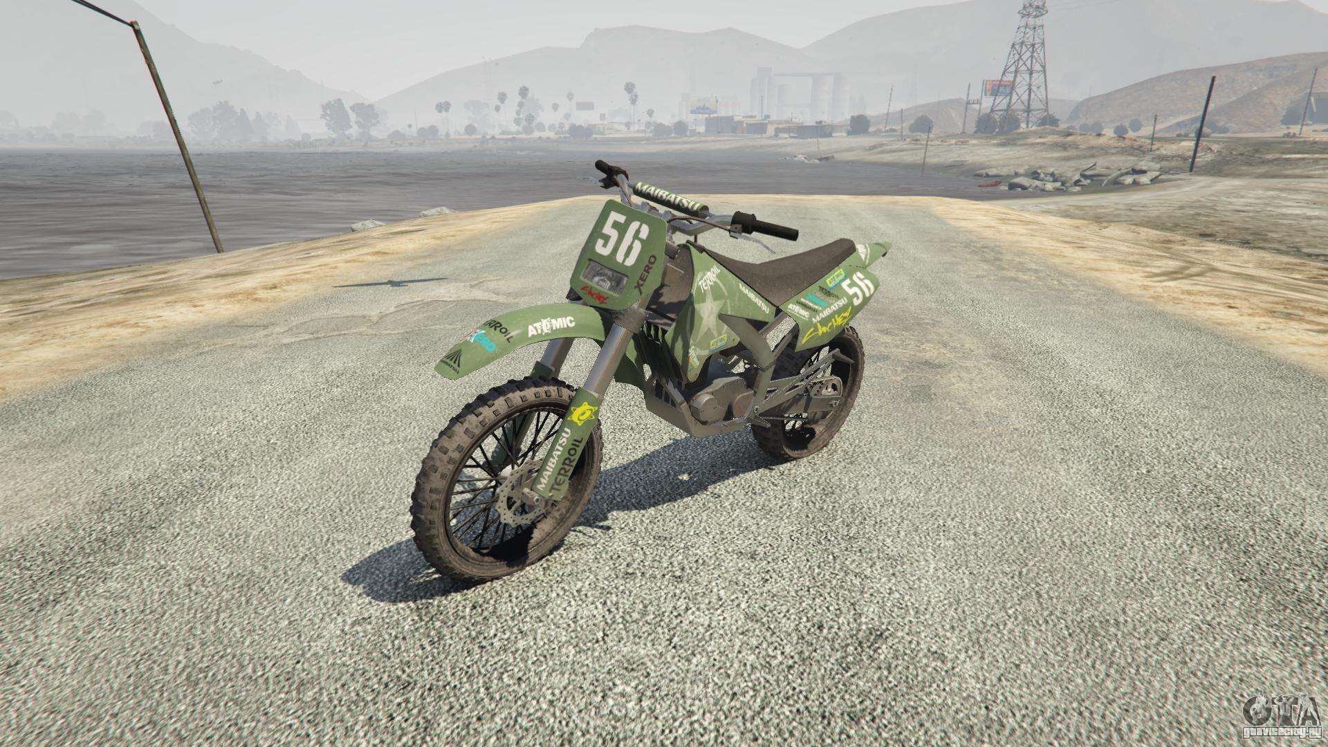 Maibatsu Sanchez является одни из самых медленных мотоциклов в GTA 5