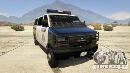 GTA 5 Declasse Police Transporter - скриншоты, характеристики и описание фургона.