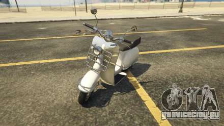 Pegassi Faggio Mod из GTA 5 - скриншоты, характеристики и описание мотоцикла
