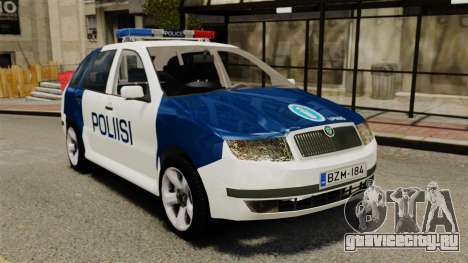 Skoda Fabia Combi Finnish Police ELS для GTA 4