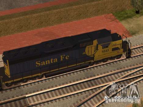 SD 40 UP BN Santa Fe для GTA San Andreas