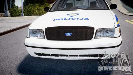 Ford Crown Victoria Croatian Police Unit для GTA 4