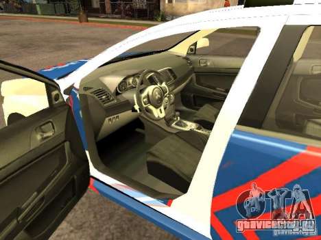 Mitsubishi Lancer X Police Indonesia для GTA San Andreas