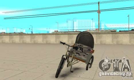 Manual Rickshaw v2 Skin1 для GTA San Andreas