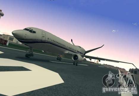 Boeing 737 Iron Man Bussines Jet для GTA San Andreas