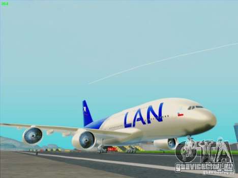 Airbus A380-800 Lan Airlines для GTA San Andreas