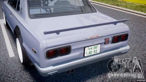 Nissan Skyline 2000 GT-R Drift Tuning для GTA 4