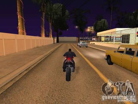 Прыжок с мотоцикла в машину для GTA San Andreas