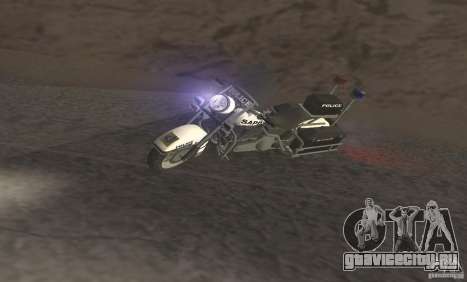Полицейский мотоцикл из GTA TBoGT для GTA San Andreas
