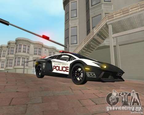 Lamborghini Aventador LP700-4 Police для GTA San Andreas