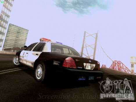 Ford Crown Victoria Los Angeles Police для GTA San Andreas