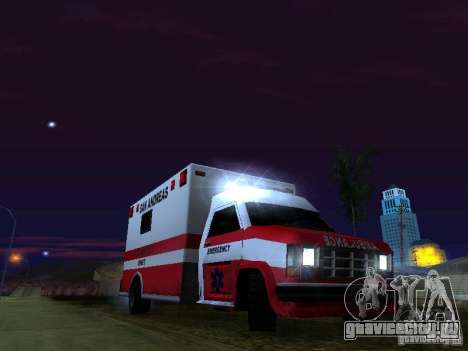 Ambulance 1987 San Andreas для GTA San Andreas