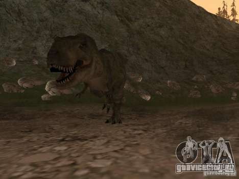 Dinosaurs Attack mod для GTA San Andreas