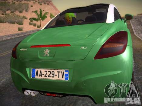 Peugeot RCZ 2010 для GTA San Andreas