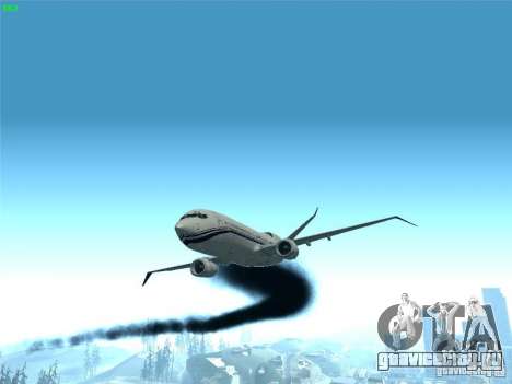 Boeing 737 Iron Man Bussines Jet для GTA San Andreas