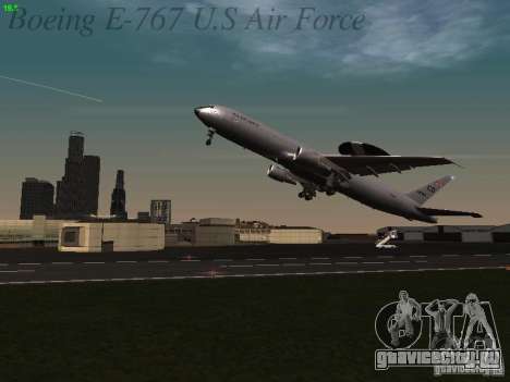 Boeing E-767 U.S Air Force для GTA San Andreas