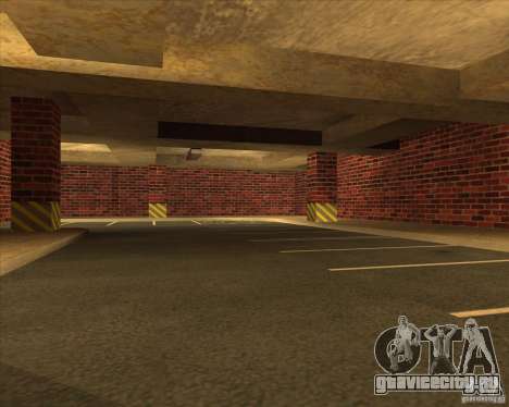 Новый гараж полиции ЛСПД для GTA San Andreas