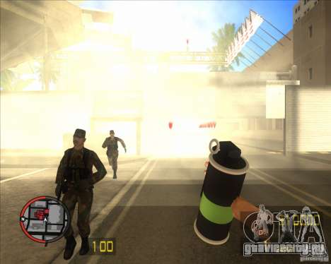 Дымовая граната HD для GTA San Andreas