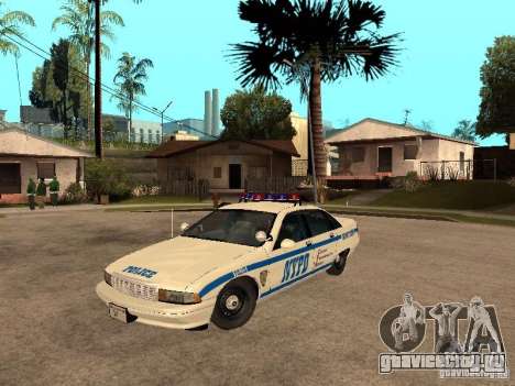 NYPD Chevrolet Caprice Marked Cruiser для GTA San Andreas