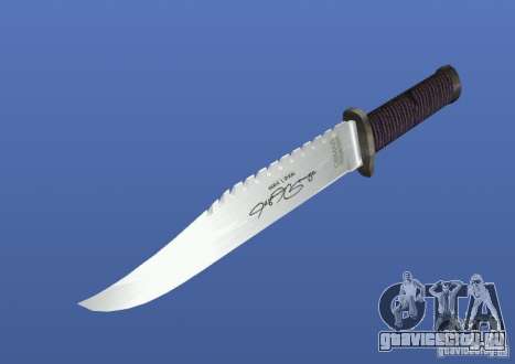 Rambo Knife с подписью для GTA 4