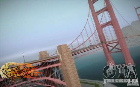 New Golden Gate bridge SF v1.0 для GTA San Andreas