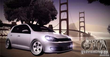 Volkswagen Golf VI 2010 Stance Nation для GTA San Andreas
