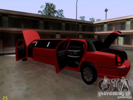Lincoln Towncar 2010 для GTA San Andreas