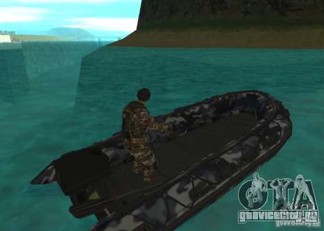 Надувная лодка Zodiac для GTA San Andreas