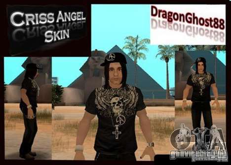 Criss Angel Skin для GTA San Andreas