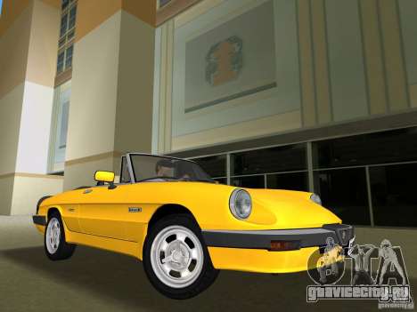 Alfa Romeo Spider 1986 для GTA Vice City