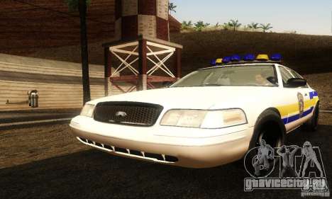 Ford Crown Victoria Puerto Rico Police для GTA San Andreas