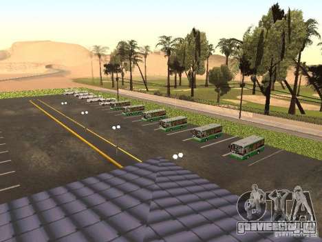 5 Автобусный Парк v1.0 для GTA San Andreas