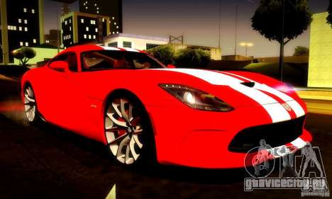 Dodge Viper SRT  GTS для GTA San Andreas