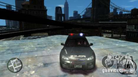 Subaru Impreza WRX STI Police для GTA 4