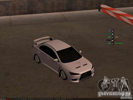 Mitsubishi Lancer Evolution X для GTA San Andreas