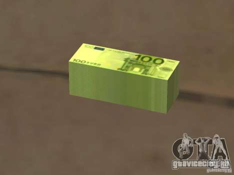 Euro money mod v 1.5 100 euros I для GTA San Andreas