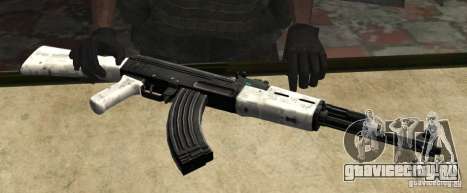 Snow AK47 (Снежный АК47) для GTA San Andreas