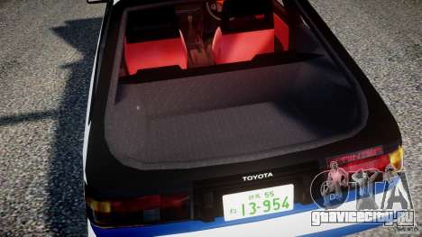 Toyota Trueno AE86 Initial D для GTA 4