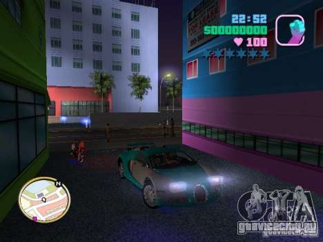 Bugatti Veyron для GTA Vice City