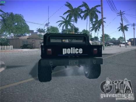 Hummer H1 1986 Police для GTA San Andreas