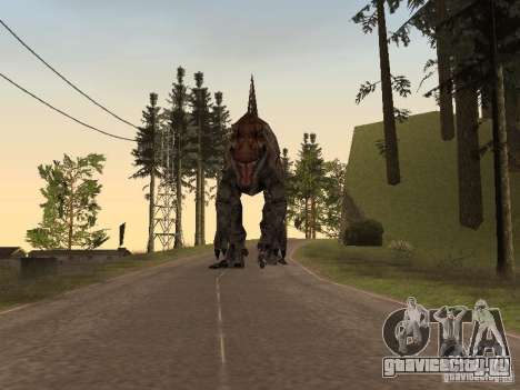 Dinosaurs Attack mod для GTA San Andreas
