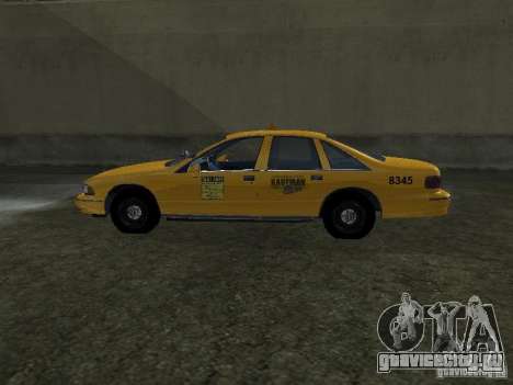 Chevrolet Caprice 1993 Taxi для GTA San Andreas