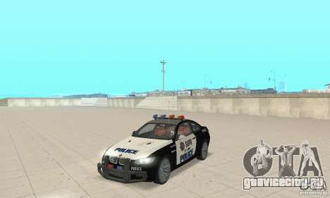 BMW M3 E92 Police для GTA San Andreas